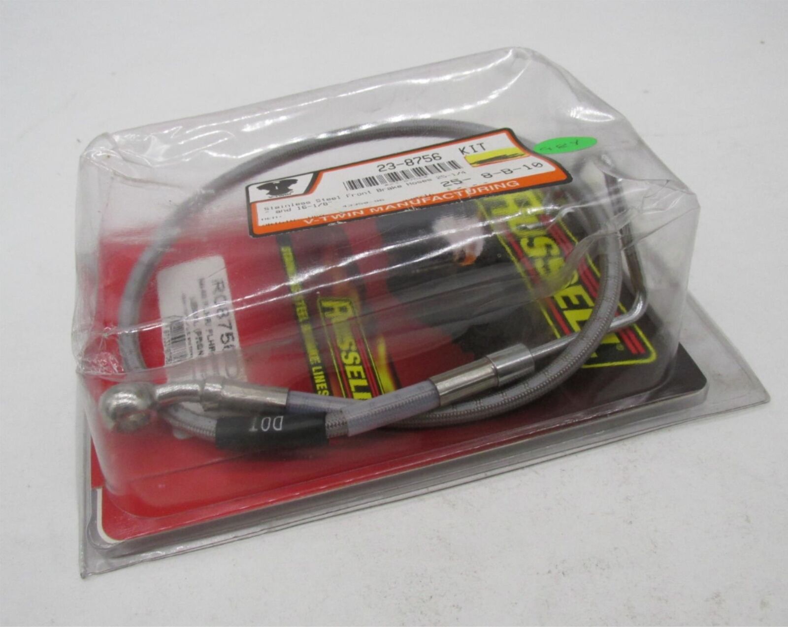 Harley Davidson Russell Stainless Steel Front Brake Hoses R08756DS 43350-96