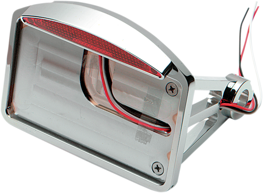 Drag Specialties Axle Mount Taillight Half-Moon - Flat Horizontal 0906-6042