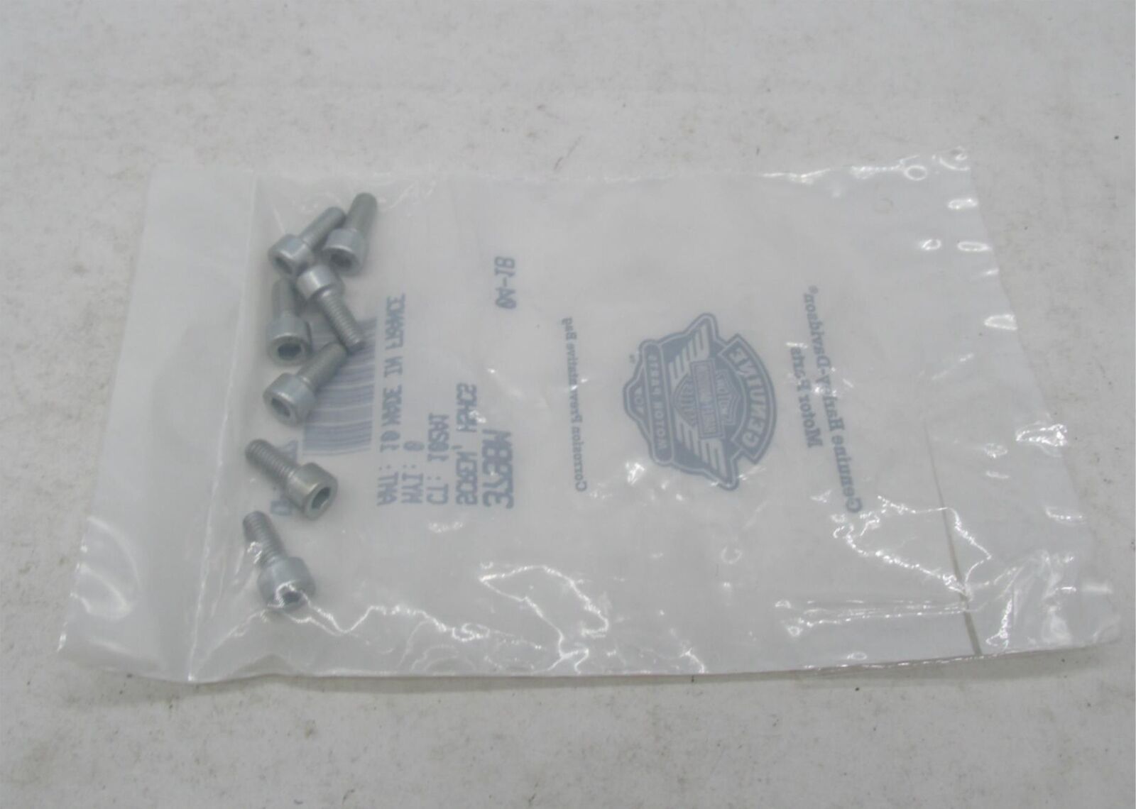 Lot of 7 Harley-Davidson Genuine NOS Hex Socket Head Cap Screws 3798M