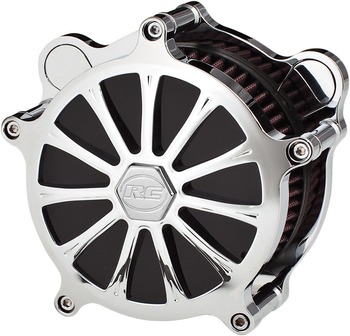 RC Components Airstrike Air Cleaners Chrome Exile AC-09C-122C