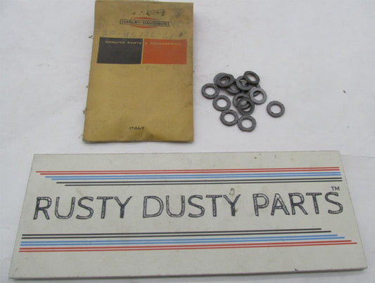 Lot of 16 Harley Genuine NOS Aermacchi Fork Damper Screw Washers 46136-61P