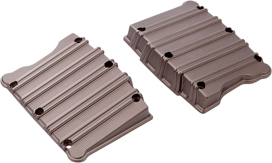 Arlen Ness 10-Gauge Rocker Box Top Covers Titanium 18-257