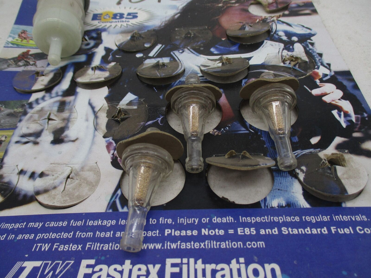 Lot of 3 New Visu Filter Clear Fuel Filter 701C