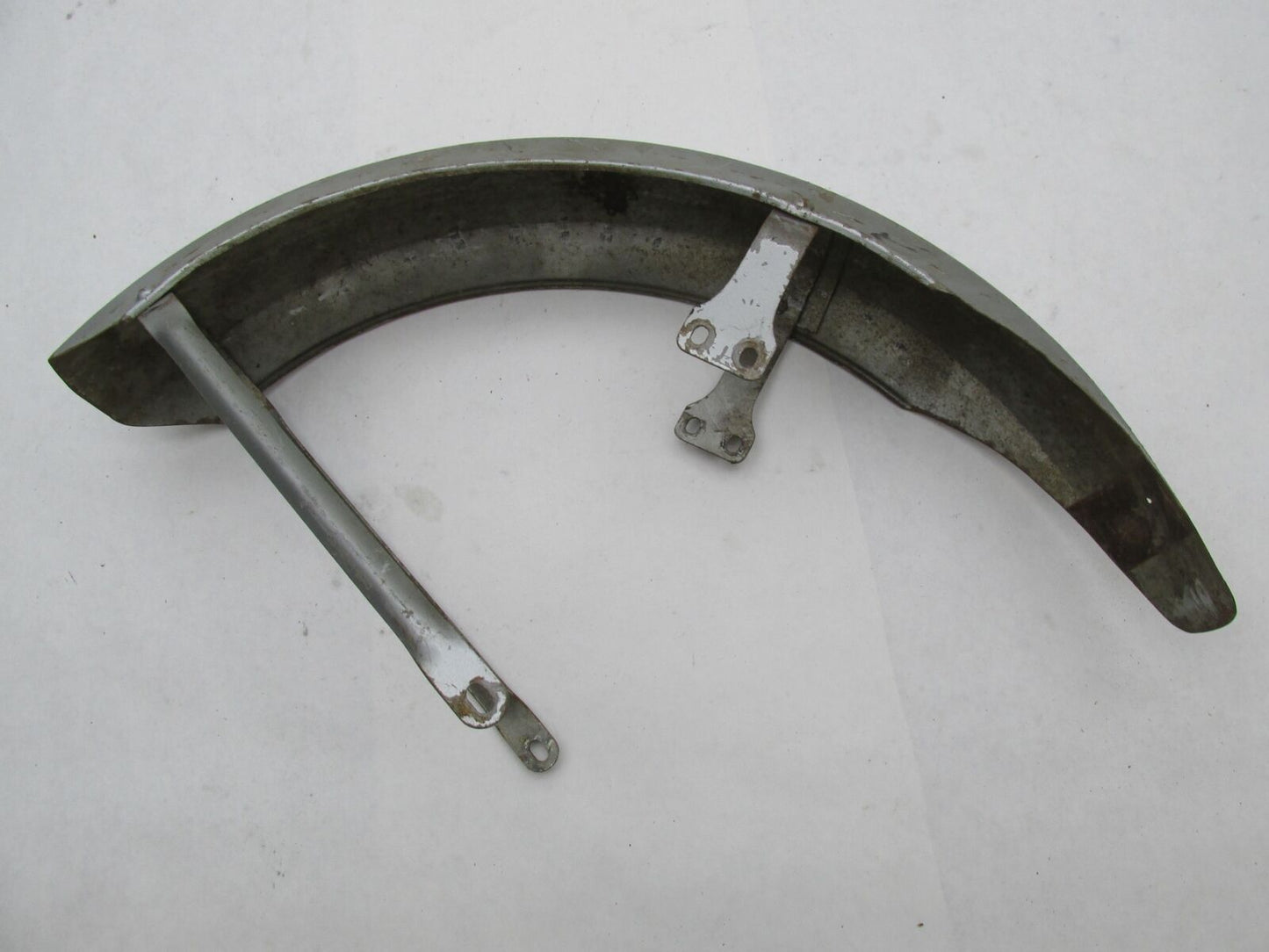 Vintage 4.5" Wide Metal Gray Front Fender Chopper Bobber Triumph BSA Harley