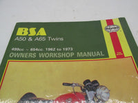 Haynes BSA 1962-1973 A50 and A65 Twins 499-654cc Owners Workshop Manual