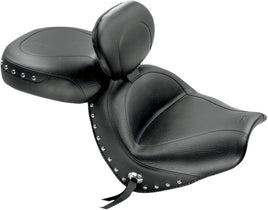 Mustang Wide Touring Two-Piece Seat with Driver Backrest 79560