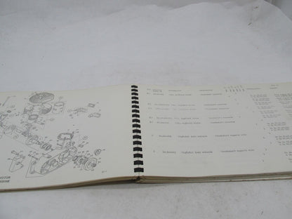 Bultaco Factory 1972 Lobito Motorcycle Catalog Parts List Book 62.32-117-1