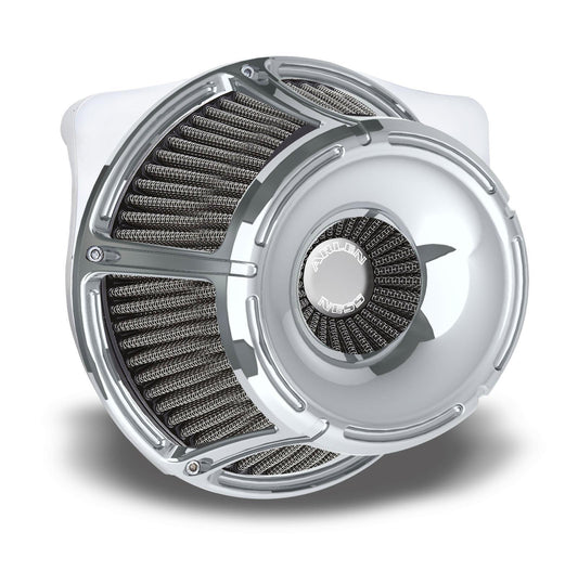 Arlen Ness Inverted Series Air Cleaner Kits for V-Twin Chrome Slot Track 18-920