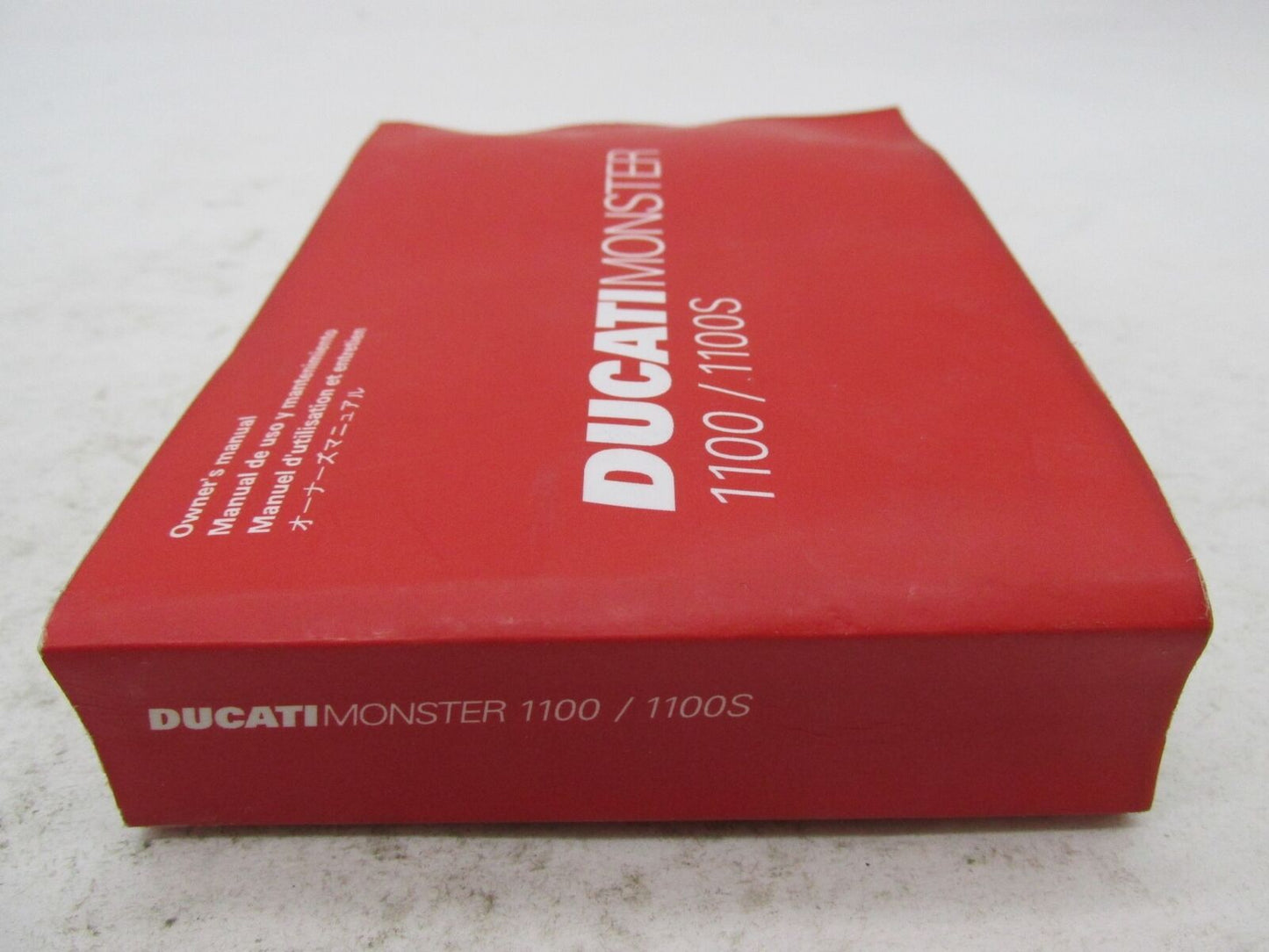 Ducati Official Factory Monster 1100 1100S Motorcycle Owner's Manual Book