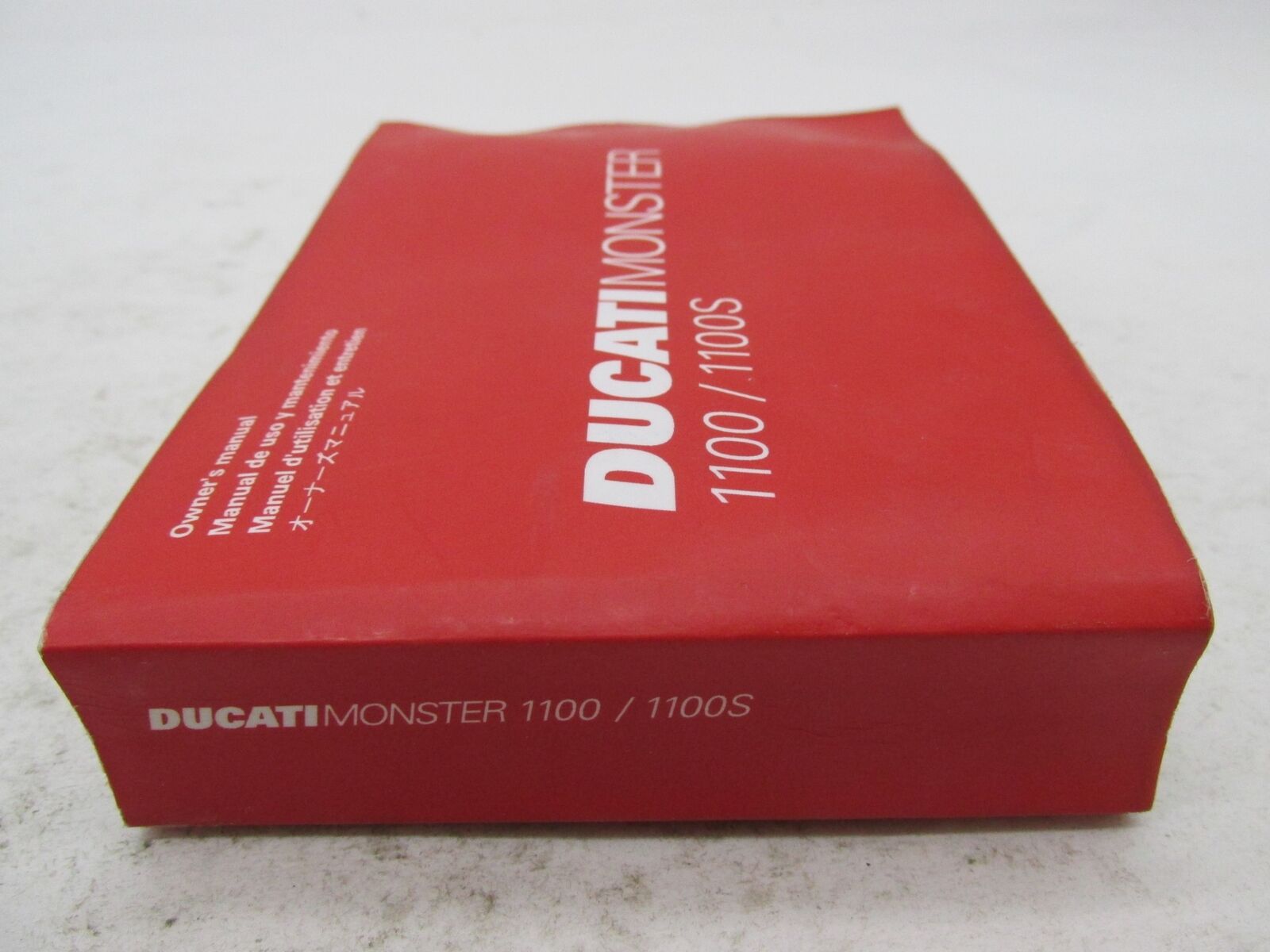 Ducati Official Factory Monster 1100 1100S Motorcycle Owner's Manual Book