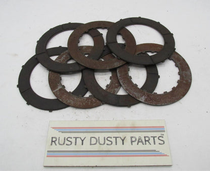 Lot of 7 Vintage Original BSA Triumph Clutch Plates