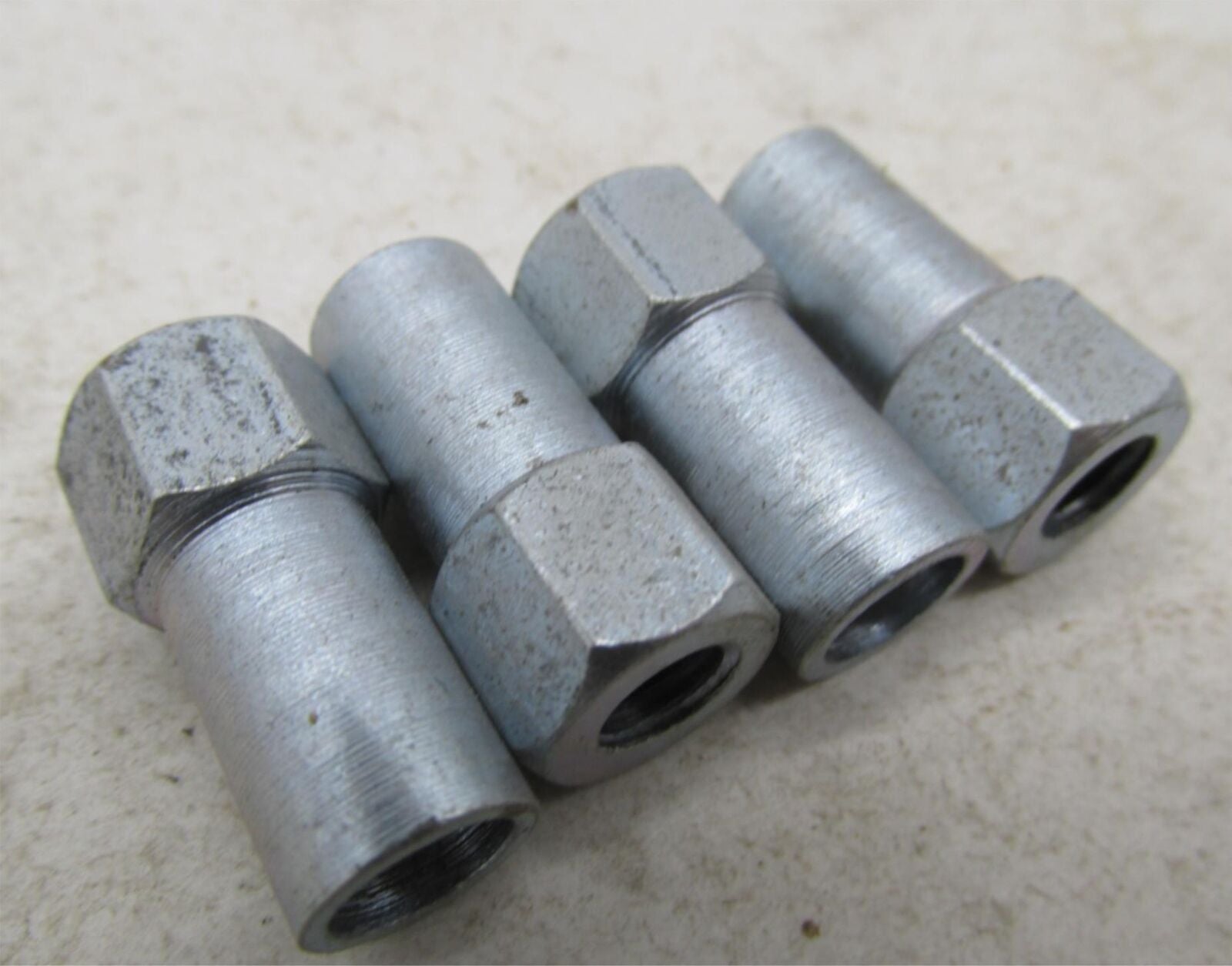 Lot of 4 Harley-Davidson Genuine NOS Aermacchi Chain Adjustment Nuts 39988-65P