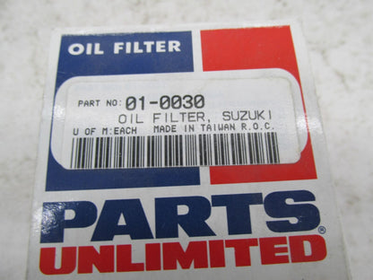 Parts Unlimited Suzuki Oil Filter 01-0030