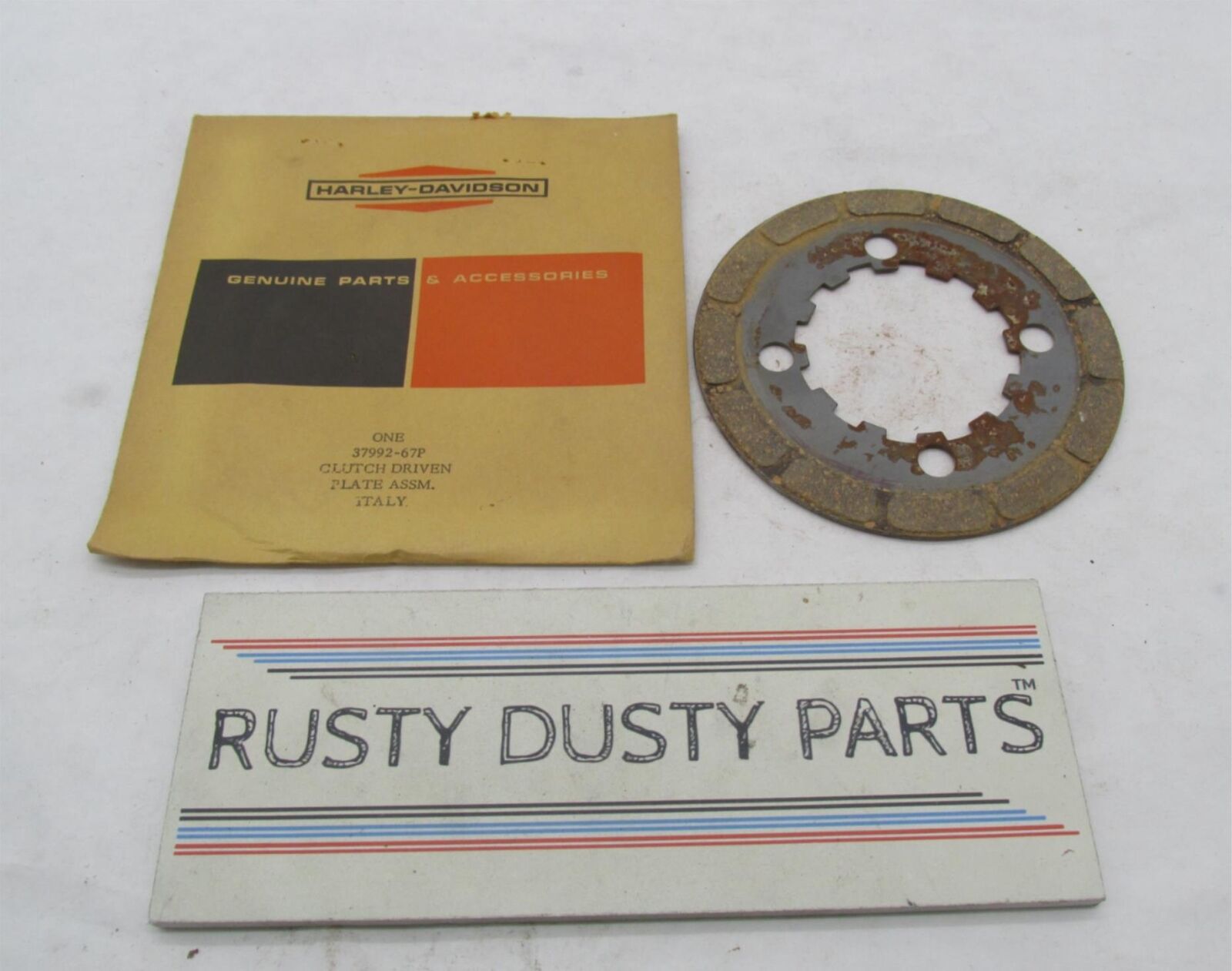 Harley-Davidson Genuine NOS Aermacchi Clutch Driven Plate 37992-67P