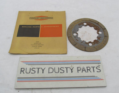 Harley-Davidson Genuine NOS Aermacchi Clutch Driven Plate 37992-67P