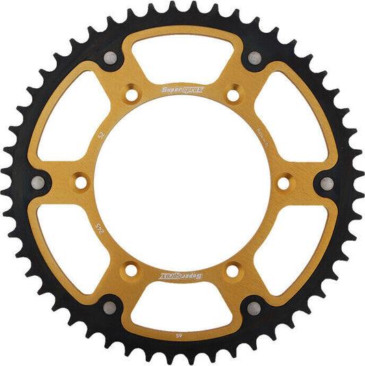 Supersprox Rear Stealth Sprocket 52T Gold RST-245-52-GLD