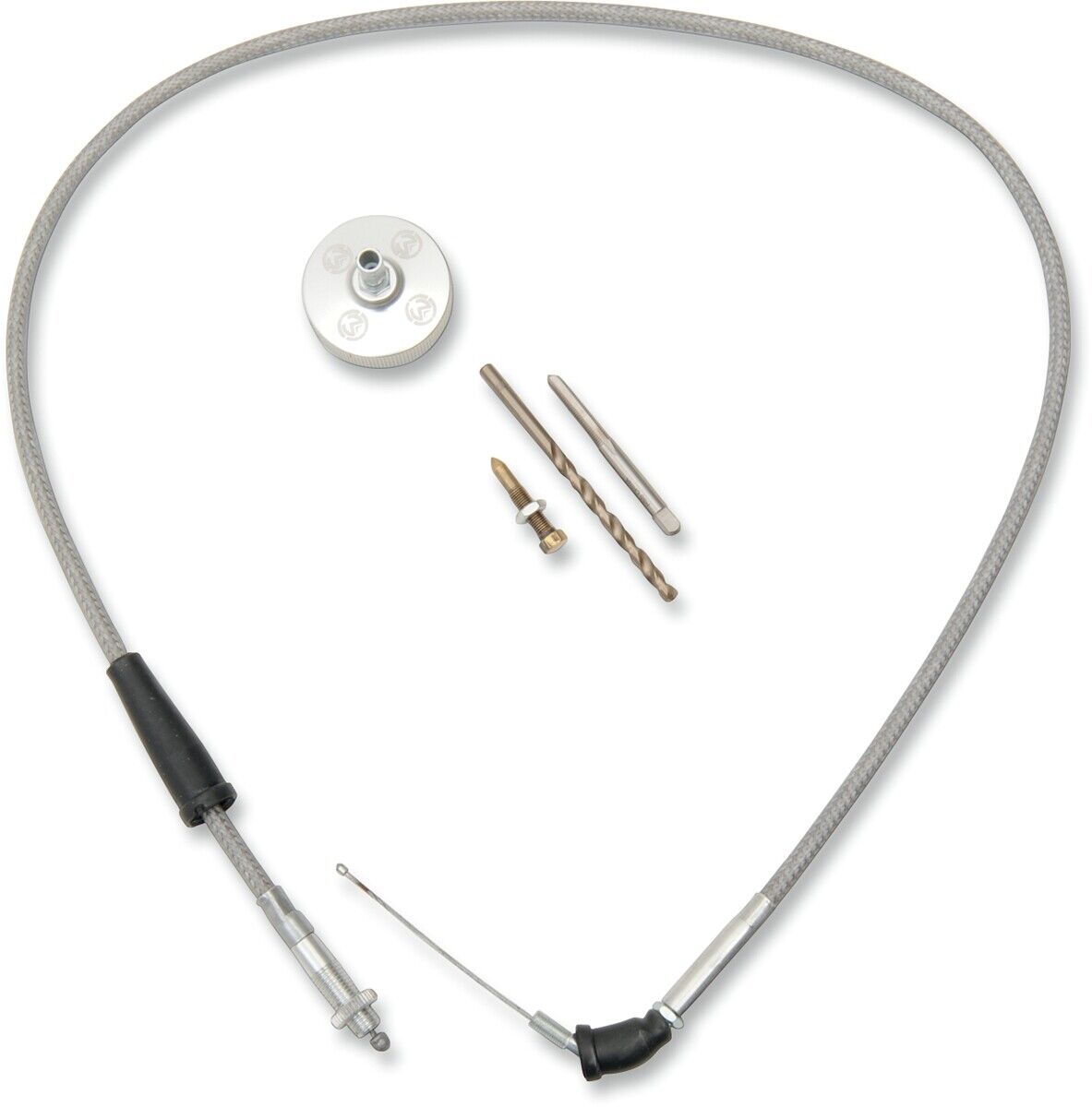 Moose Racing Carburetor Cap Kit Polished 1050-0030