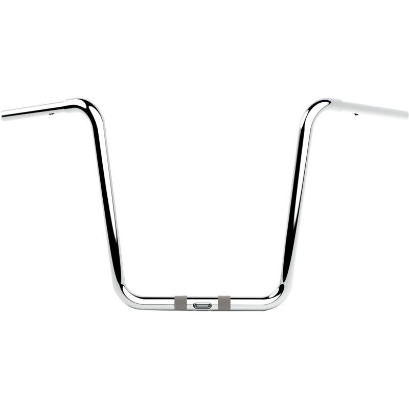 LA Choppers 1-1/4 in. Twin Round Handlebars Chrome LA-7324-16C