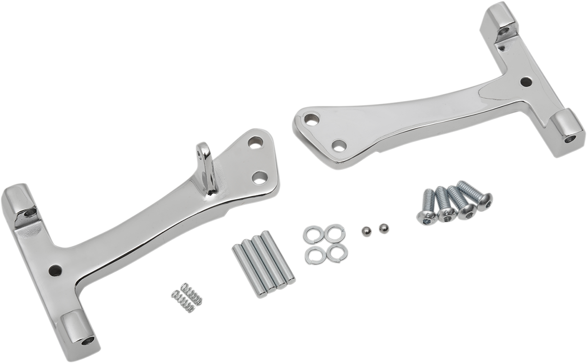 Drag Specialties Passenger Floorboard Mount Kits Chrome 1621-0726