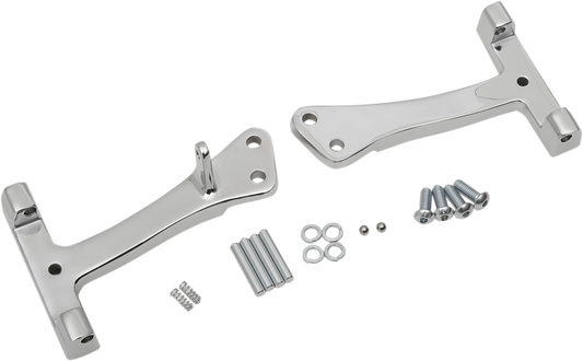 Drag Specialties Passenger Floorboard Mount Kits Chrome 1621-0726