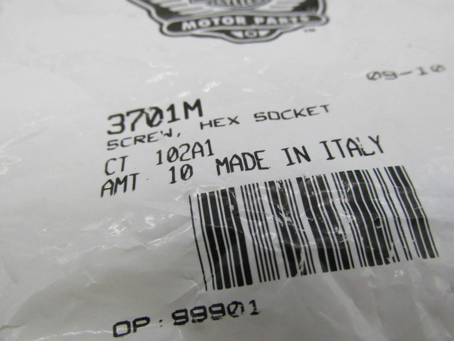 Lot of 2 Harley-Davidson Genuine NOS Hex Socket Screws 3701M