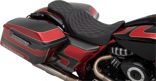 Drag Specialties Predator 2-Up Seats with Forward Positioning 0801-1266