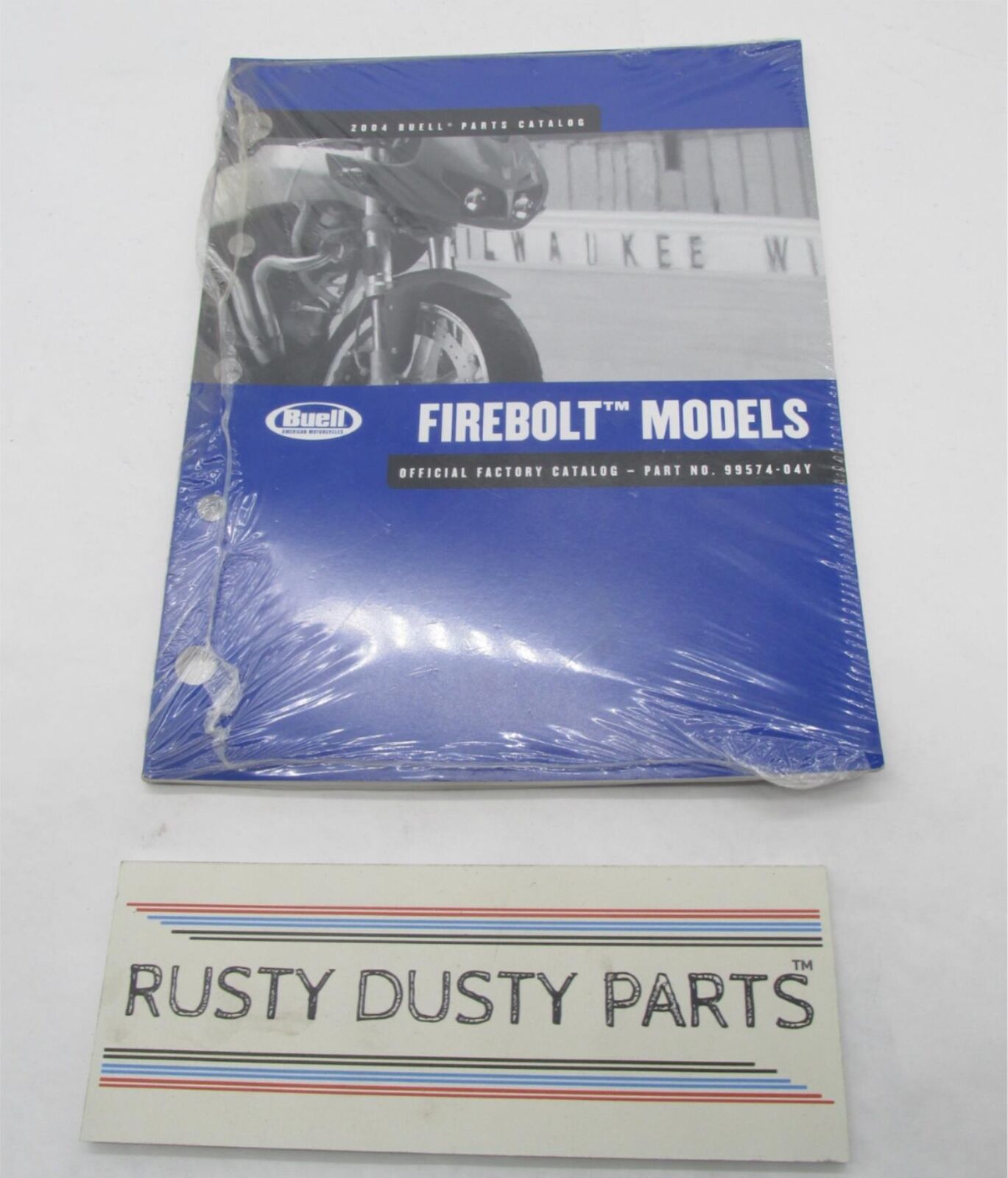 Buell Harley Official Factory Sealed 2004 Firebolt Parts Catalog 99574-04Y