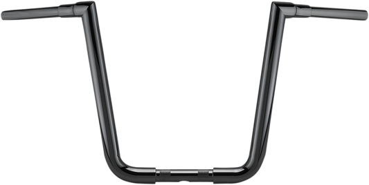 LA Choppers 1 1/2" Grande Twin Peaks Handlebars Black 13" End rise LA-7313-63B