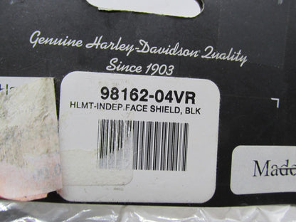 Harley Davidson Genuine NOS Tinted Face Shield Helmet Visor 98162-04VR