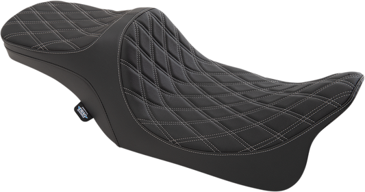 Drag Specialties Predator III 2 Up Seat Double Diamond 0801-1309