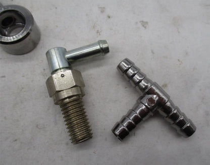 Mixed lot of Harley Motorcycle Brake Line Hardware Banjo Bolts T Junctions