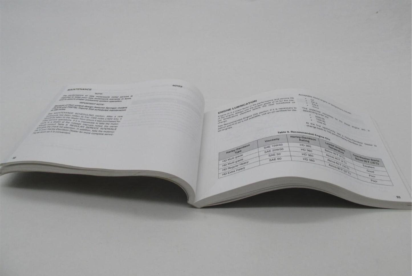 Harley-Davidson Official Factory 2001 Softail Motorcycle Owner's Manual 99469-01