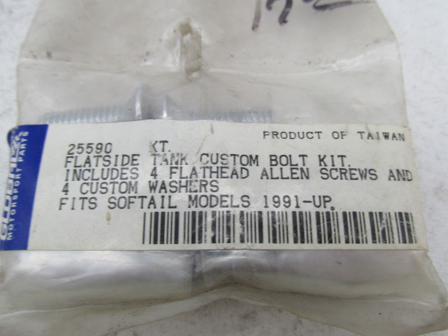 Harley Davidson 1991 - Up Softail Flatside Tank Custom Bolt Kit 25590