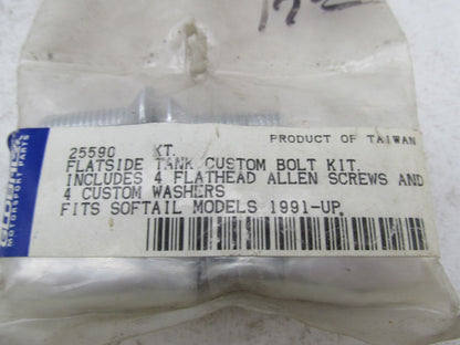 Harley Davidson 1991 - Up Softail Flatside Tank Custom Bolt Kit 25590