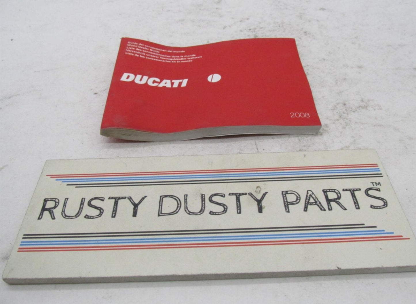 Ducati Official Factory 2008 Motorcycle World Dealer Guide Book