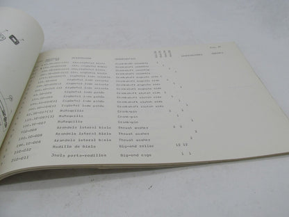 Bultaco Factory 1977 Pursang 162-170 194-200 Catalog Parts List 194.32-117
