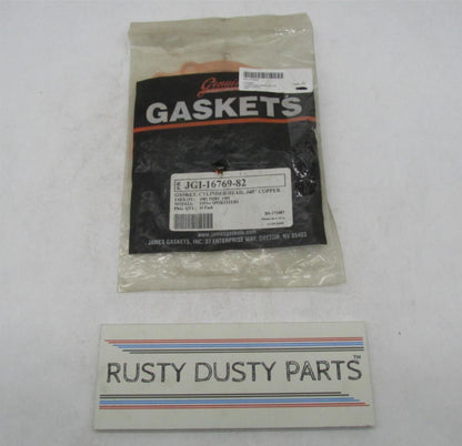 Lot of 9 Harley Sportster 1982-1985 Cylinder Head Copper Gaskets JGI-16769-82