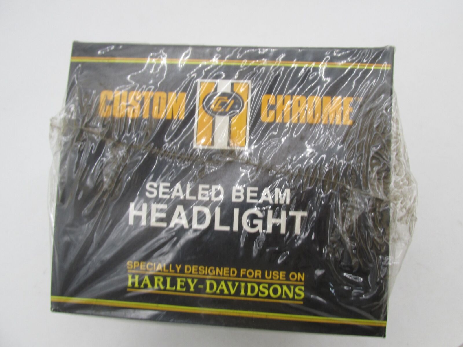Harley Custom Chrome 5-3/4" 5.75" Tribar Spotlight 60/55W Bulb Headlight 15-084