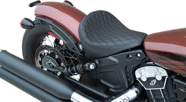 Drag Specialties Bobber Solo Seat Diamond - Black - Vinyl 0810-2257