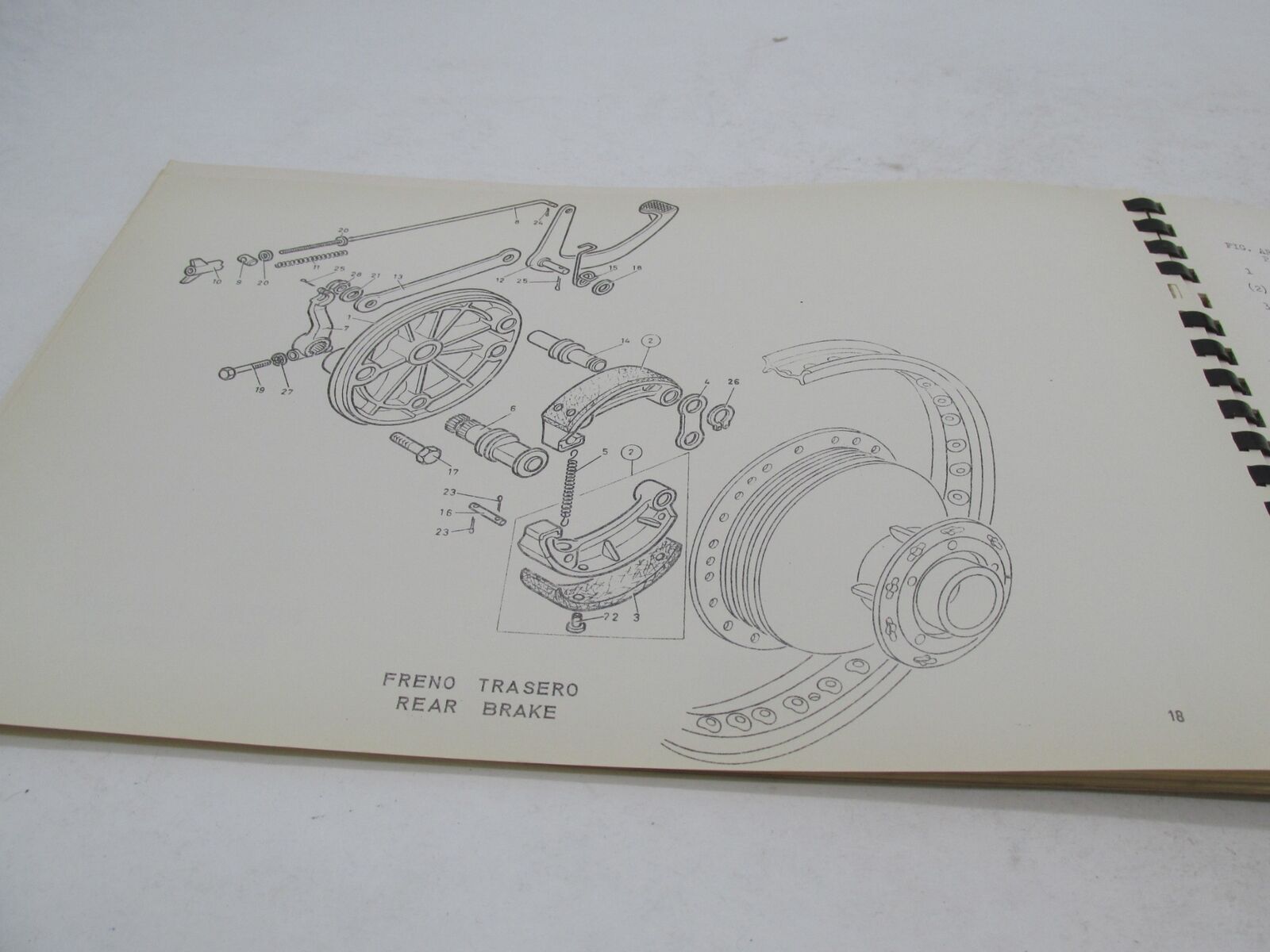 Bultaco Original Factory 1969 El Bandido Motorcycle Catalog Parts List