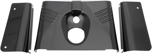 Drag Specialties Black Fork Tins 3pc 0411-0143