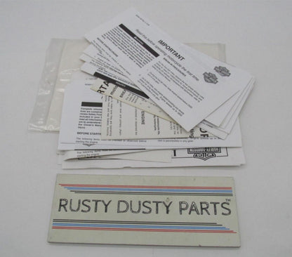 Huge Mixed Lot of Harley-Davidson Instruction Operation Literature 99984-98