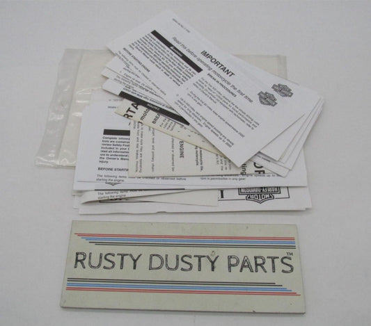 Huge Mixed Lot of Harley-Davidson Instruction Operation Literature 99984-98