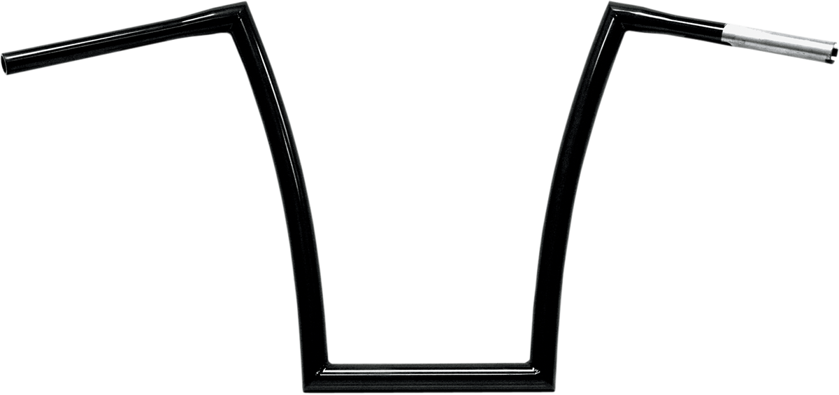 Todd's Cycle 1 1/4" Strip Handlebars 17" Black 0601-2723