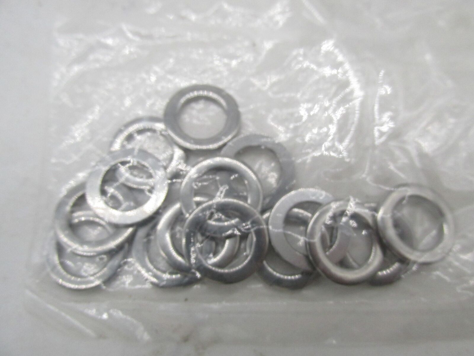 Lot of 15 Diamond Polished Stainless Steel Flat Washers WAN06P-25