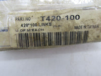 Parts Unlimited NOS Motorcycle Drive Chain 420 100 Links T420-100