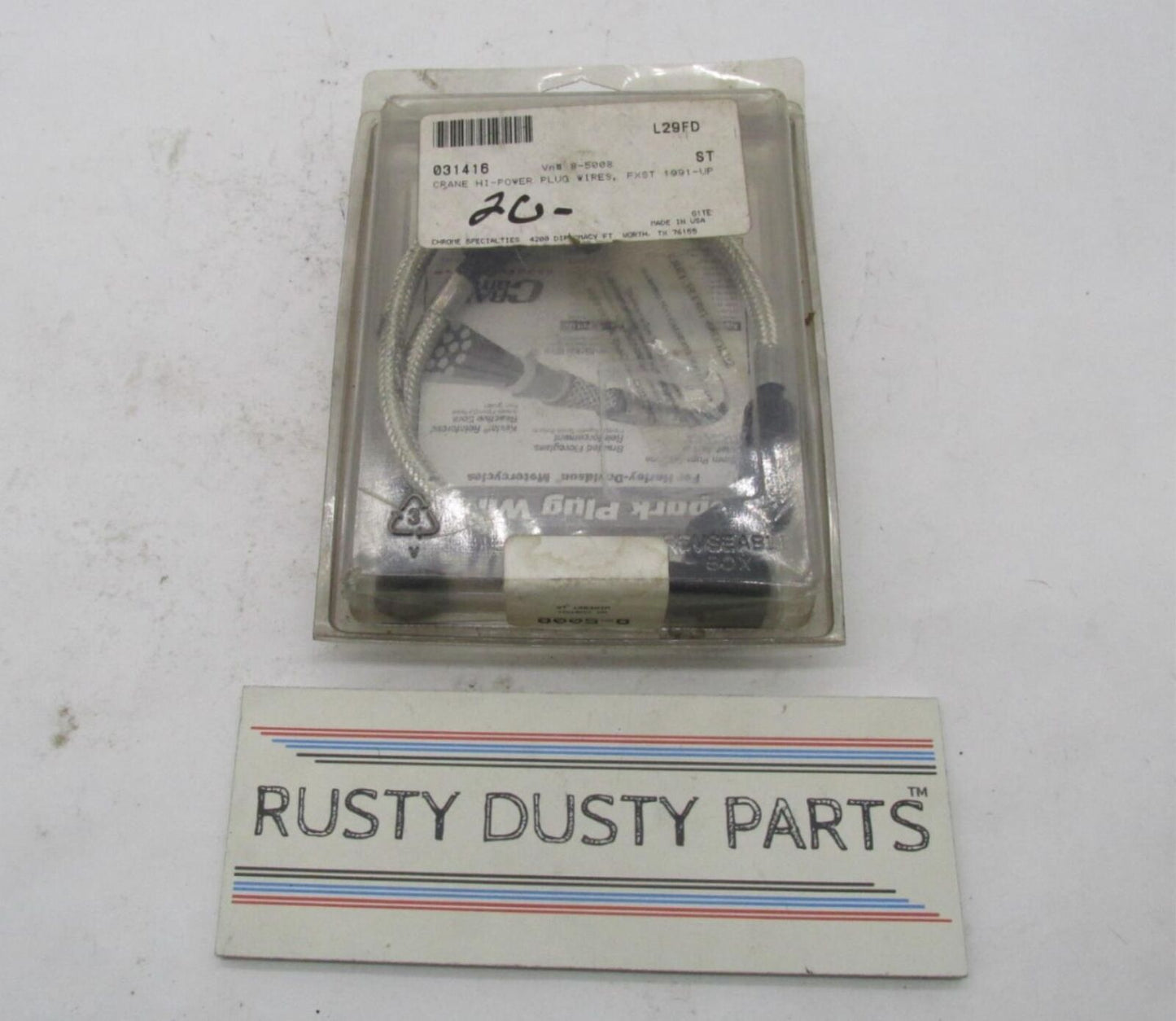 Harley Crane Hi-Power Spark Plug Ignition Wires 1991-UP FXST 031418 8-5008
