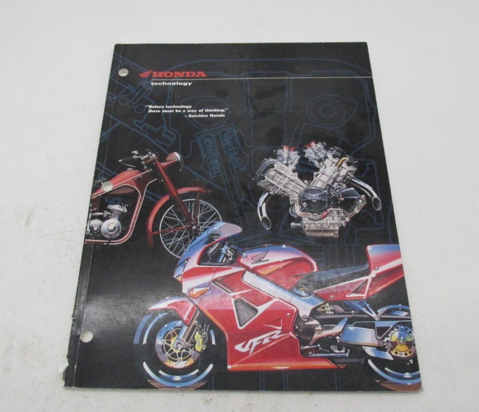 1998 Honda Motorcycle Technology Catalog Book Pamphlet Booklet