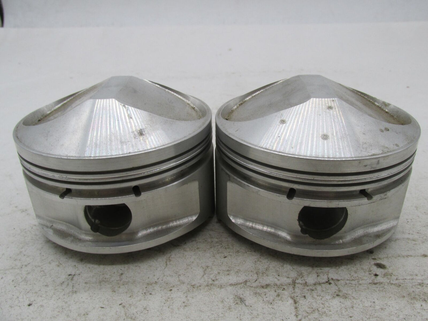 Pair of Harley Davidson Ross NOS High Performance Over Sized 392 Pistons