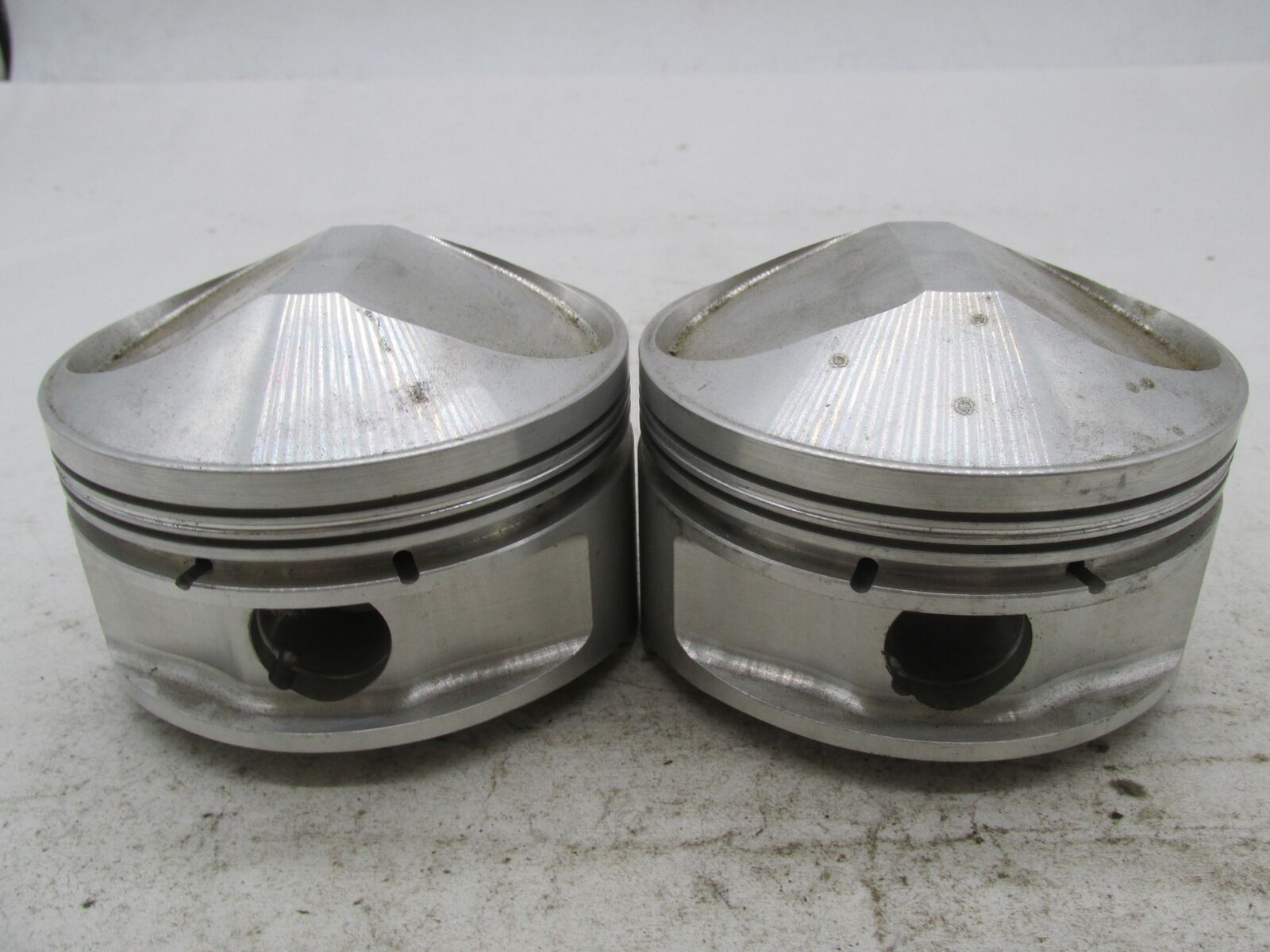 Pair of Harley Davidson Ross NOS High Performance Over Sized 392 Pistons